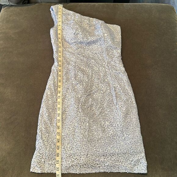 Women’s Lavender Sequined One Shoulder Short Prom Party Homecoming Dress Size 2 - Picture 9 of 13